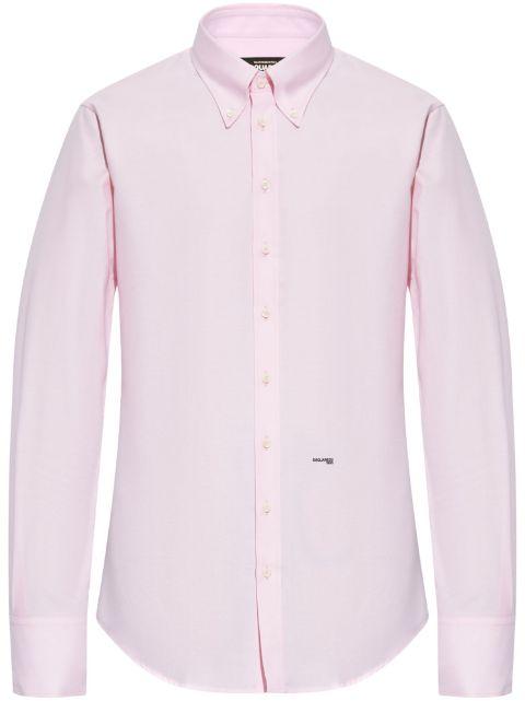 logo-embroidered shirt by DSQUARED2