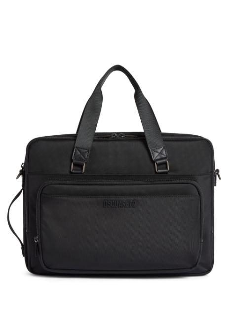 logo-lettering laptop bag by DSQUARED2