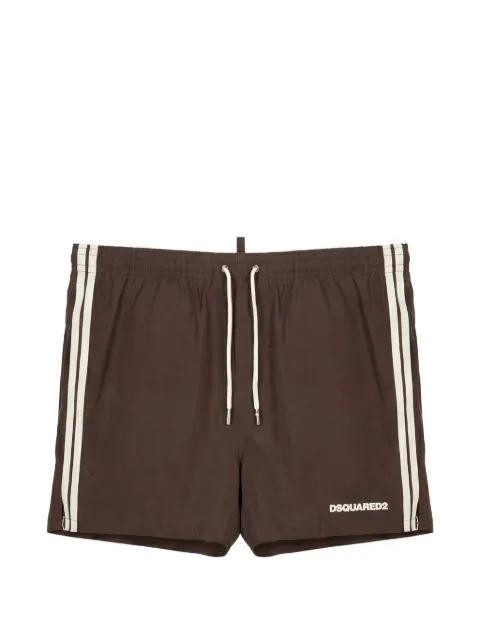 logo midi swim shorts by DSQUARED2