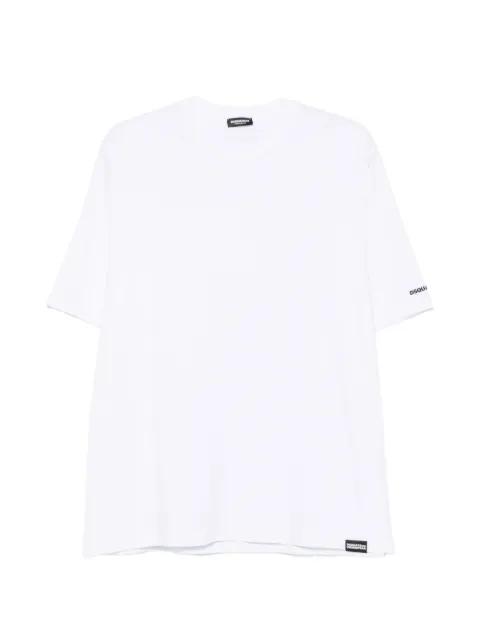 logo-patch T-shirt by DSQUARED2