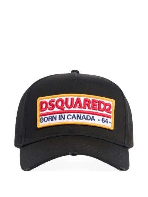 logo-patch baseball cap by DSQUARED2
