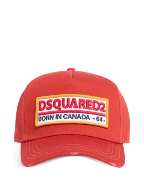 logo-patch baseball cap by DSQUARED2