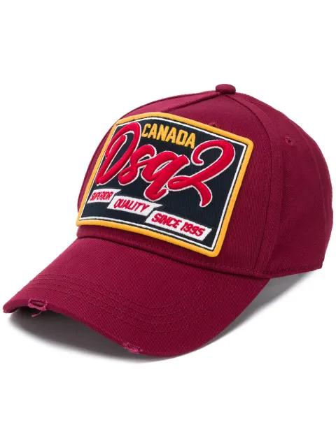 logo patch baseball cap by DSQUARED2