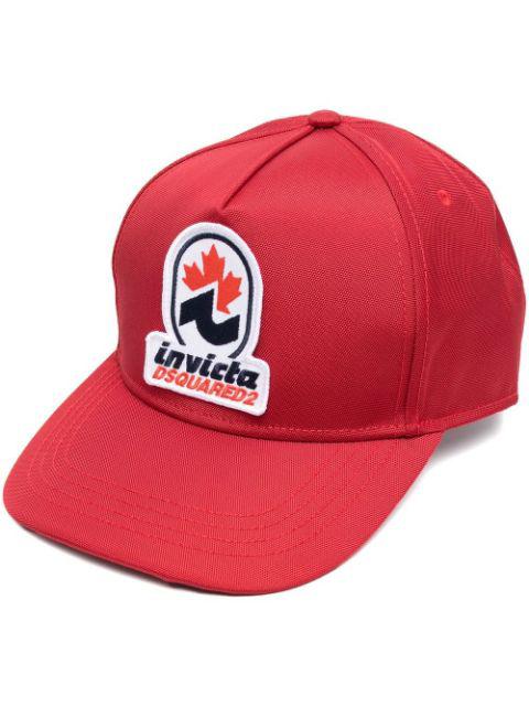 logo-patch baseball cap by DSQUARED2