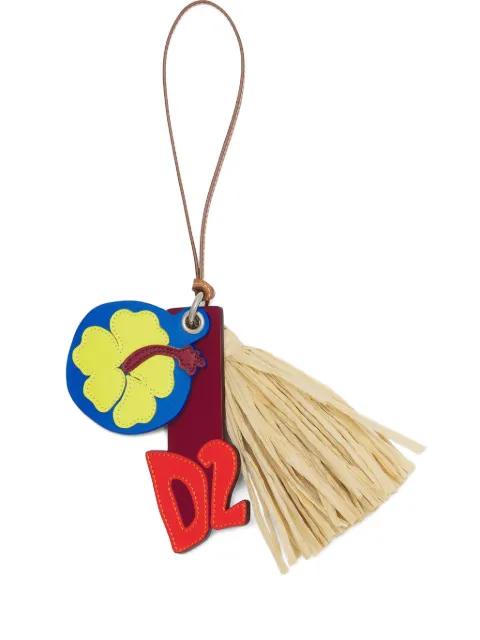 logo-patch keychain by DSQUARED2