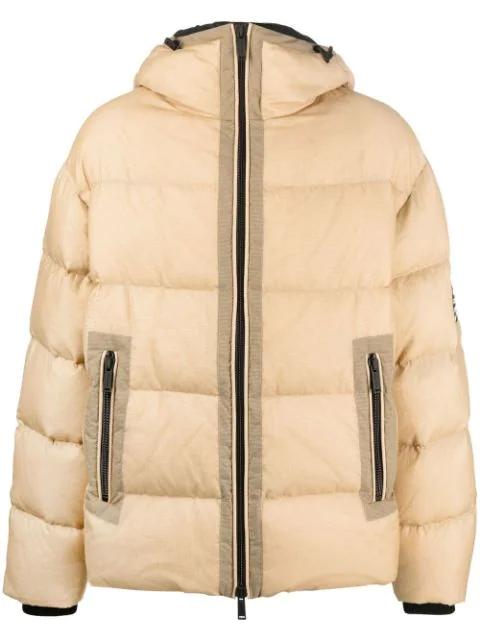 logo-patch padded jacket by DSQUARED2