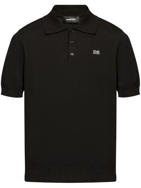 logo patch polo shirt by DSQUARED2