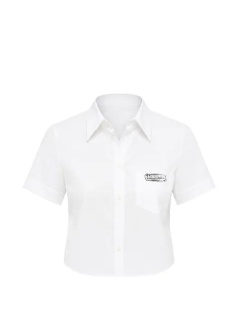 logo-patch shirt by DSQUARED2