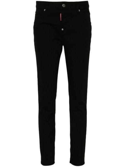 logo-patch skinny jeans by DSQUARED2
