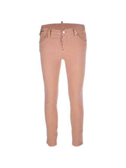 logo-patch skinny jeans by DSQUARED2