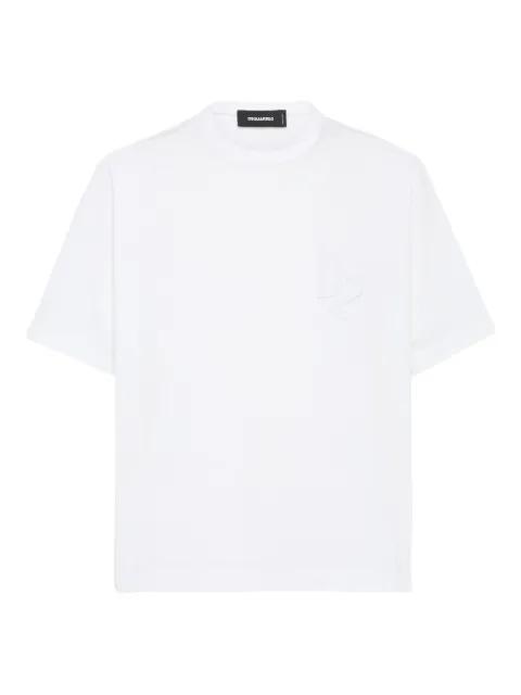logo-patch t-shirt by DSQUARED2