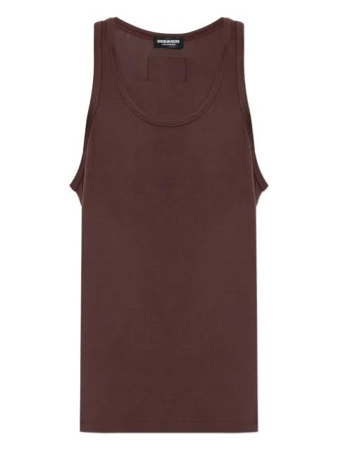 logo-patch vest by DSQUARED2