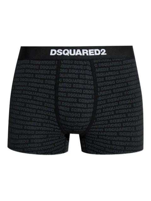 logo-pattern boxers by DSQUARED2