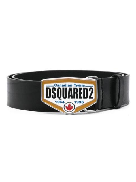 logo-plaque belt by DSQUARED2