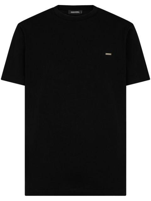 logo-plaque cotton T-shirt by DSQUARED2
