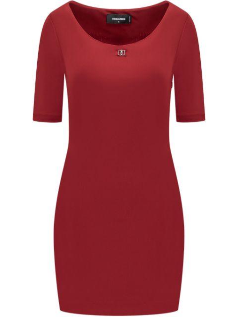 logo-plaque mini dress by DSQUARED2