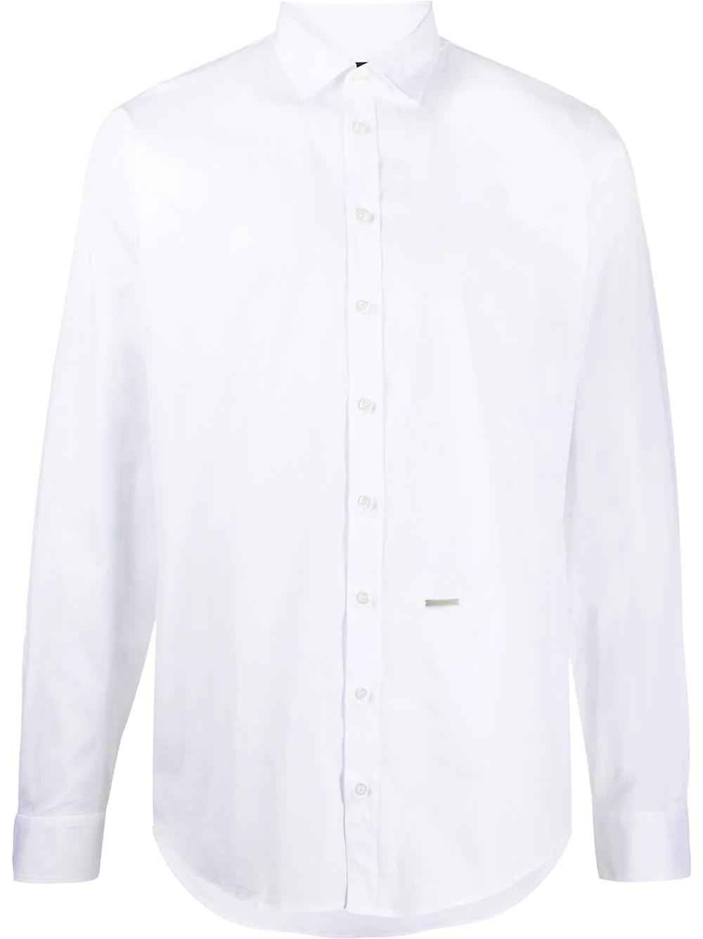 logo plaque shirt by DSQUARED2