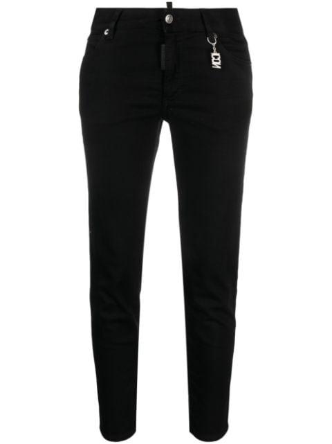 logo-plaque tapered jeans by DSQUARED2