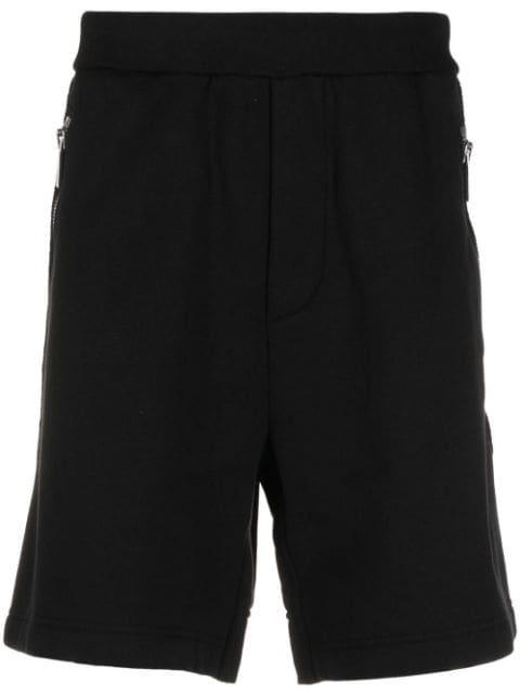 logo-print Bermuda track shorts by DSQUARED2