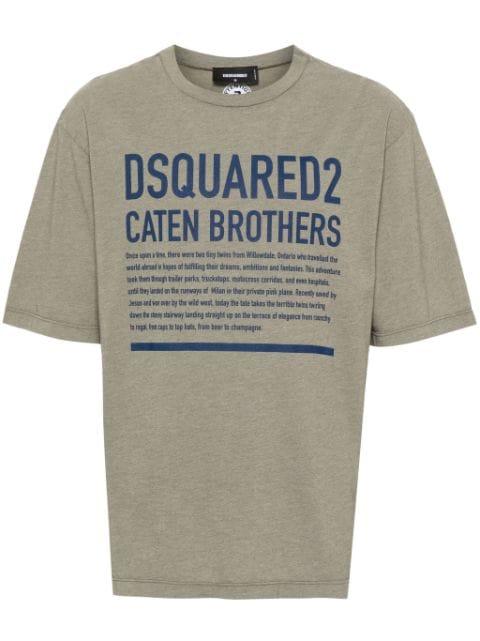 logo-print T-shirt by DSQUARED2