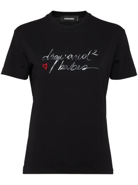 logo-print T-shirt by DSQUARED2