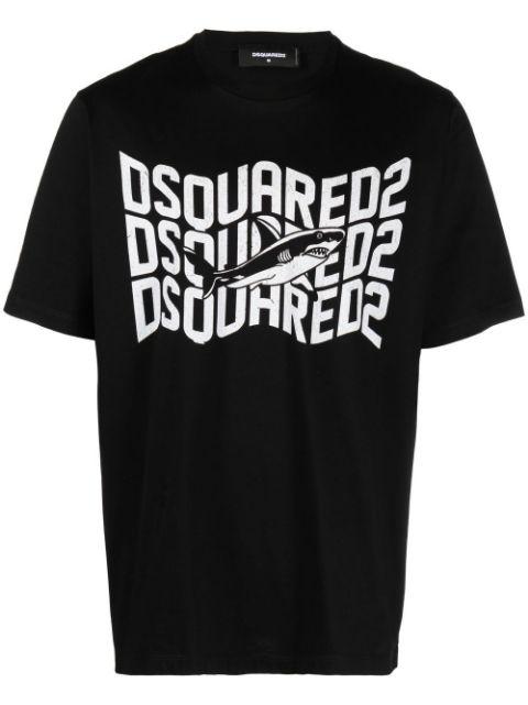 logo-print T-shirt by DSQUARED2
