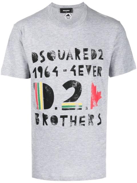 logo-print T-shirt by DSQUARED2