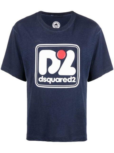 logo-print T-shirt by DSQUARED2