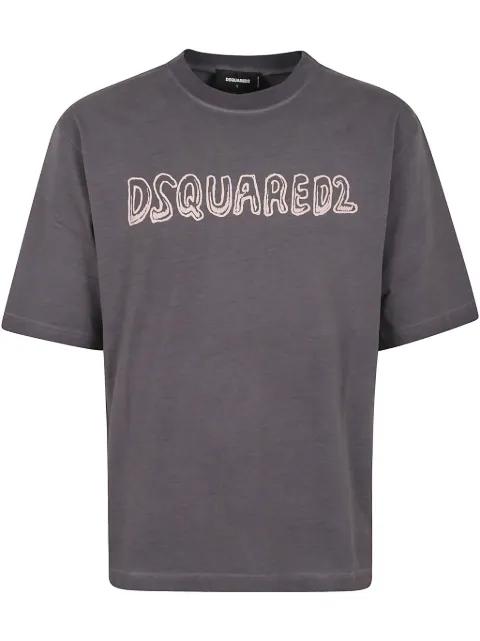 logo-print T-shirt by DSQUARED2