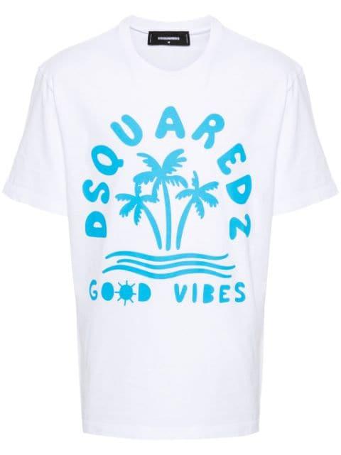 logo-print T-shirt by DSQUARED2