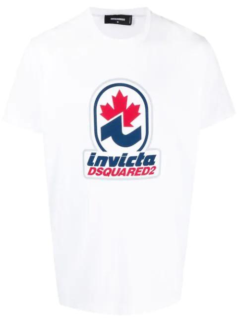 logo-print T-shirt by DSQUARED2