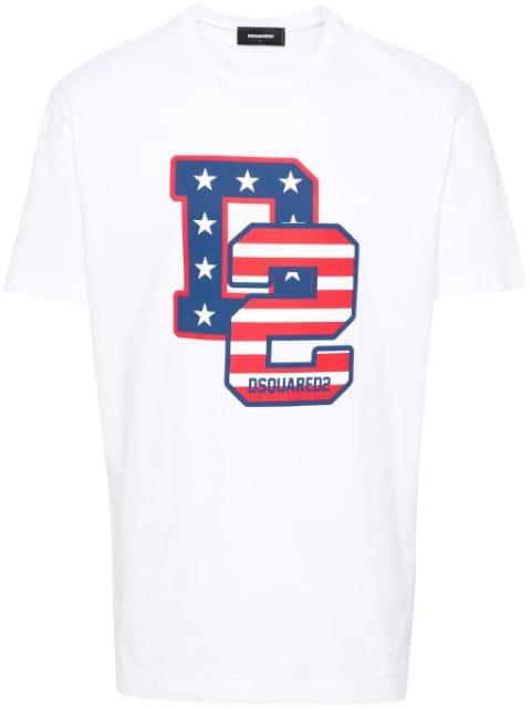 logo-print T-shirt by DSQUARED2