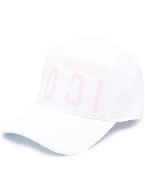 logo-print baseball cap by DSQUARED2