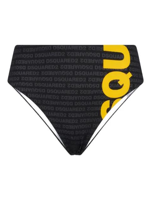 logo-print bikini bottom by DSQUARED2