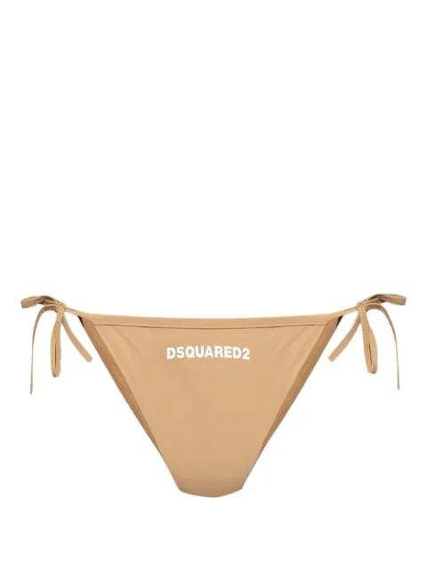 logo-print bikini bottoms by DSQUARED2