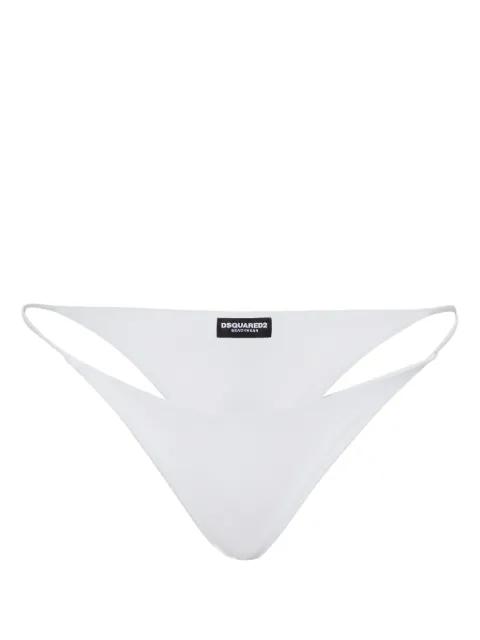 logo-print bikini bottoms by DSQUARED2