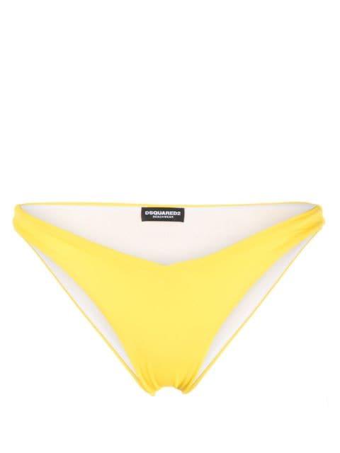 logo-print bikini bottoms by DSQUARED2