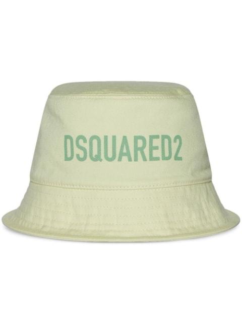logo-print bucket hat by DSQUARED2