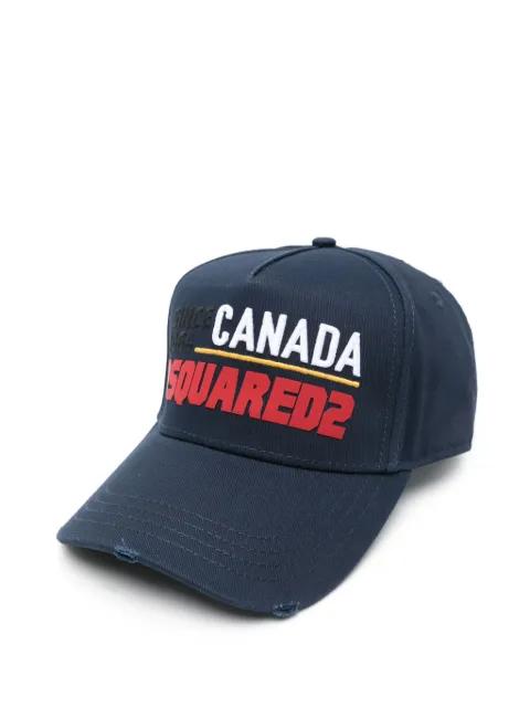 logo-print cap by DSQUARED2