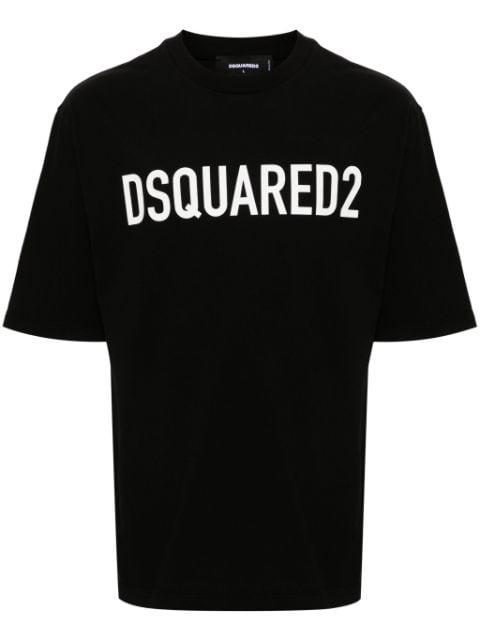 logo-print cotton T-shirt by DSQUARED2