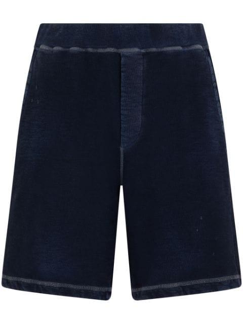 logo-print cotton shorts by DSQUARED2
