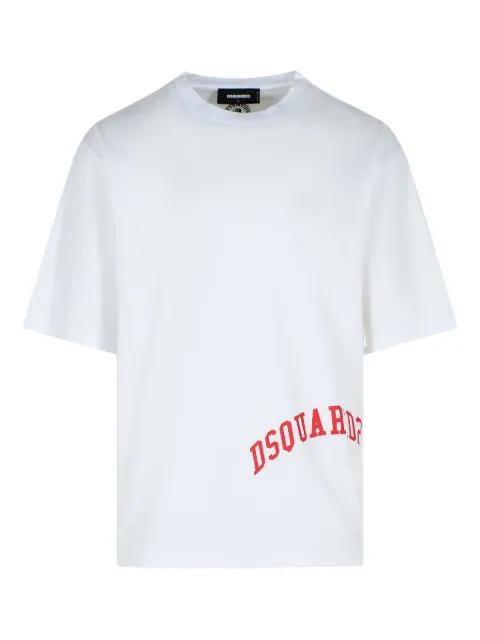 logo-print crew-neck T-shirt by DSQUARED2