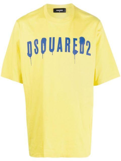 logo-print crew-neck T-shirt by DSQUARED2