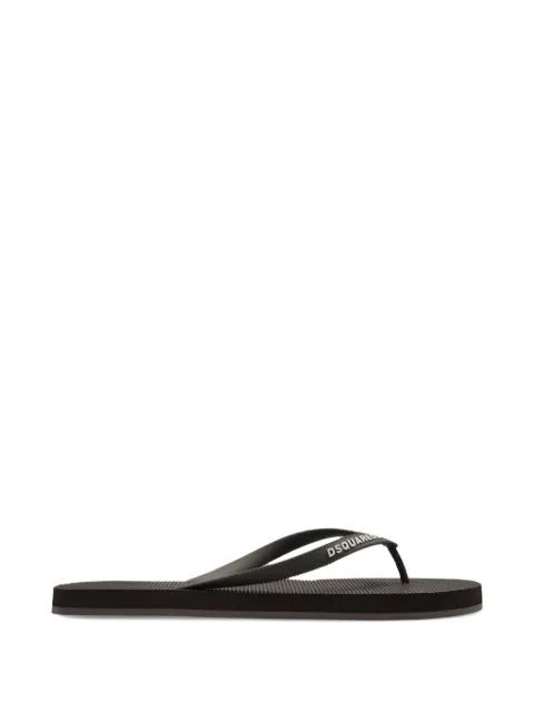 logo-print flip-flops by DSQUARED2