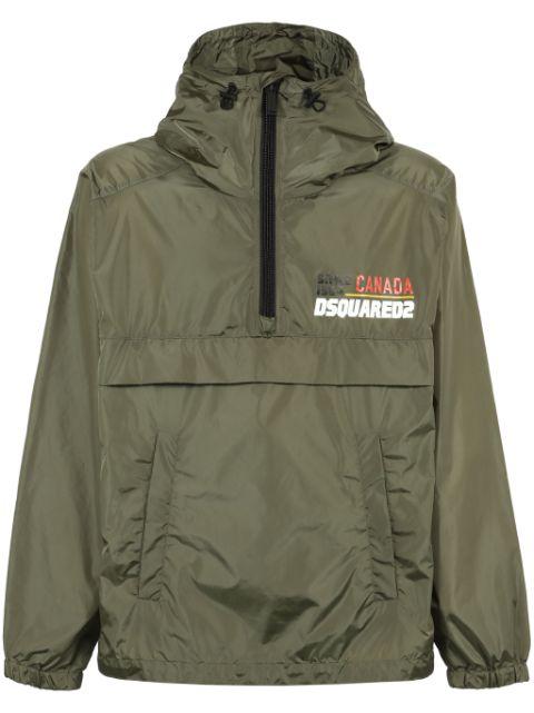 logo-print hoodie by DSQUARED2