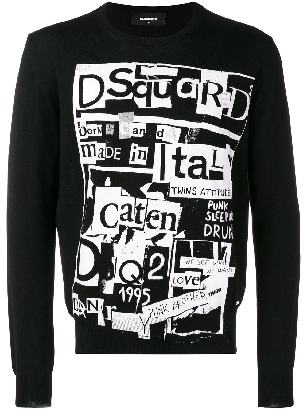 logo print jumper by DSQUARED2