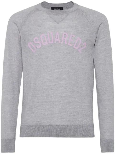 logo-print jumper by DSQUARED2