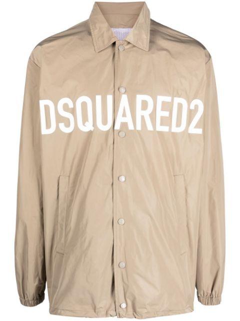 logo-print light jacket by DSQUARED2