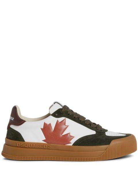 logo-print low-top sneakers by DSQUARED2