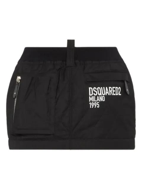 logo-print mini skirt by DSQUARED2